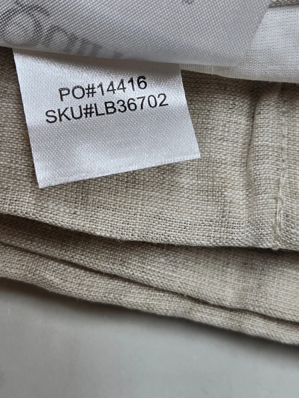 QUINCE Set Of 2 48x84 European Linen Curtains Flax 0057